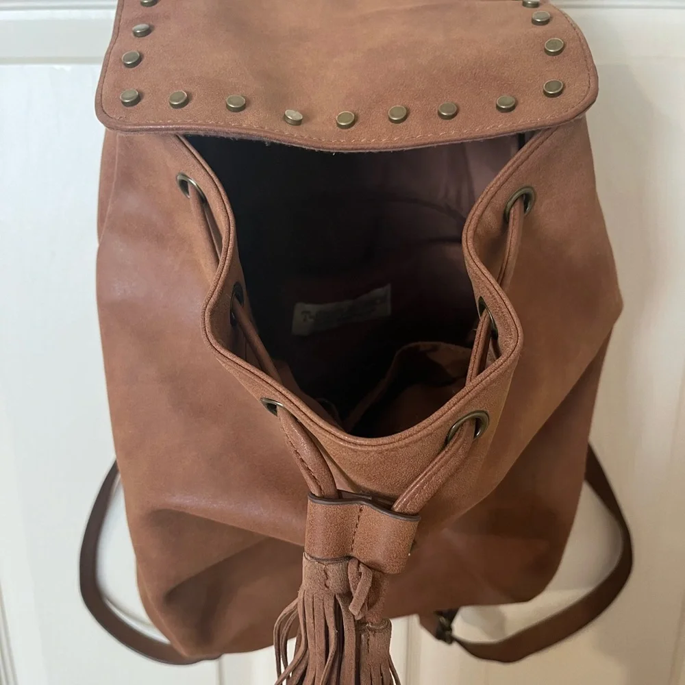 Target Boho Woman’s Brown Purse Backpack - Picture 4 of 8
